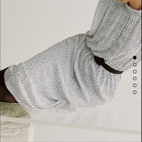 Zara polka dot midi dress - Picture 4 of 7